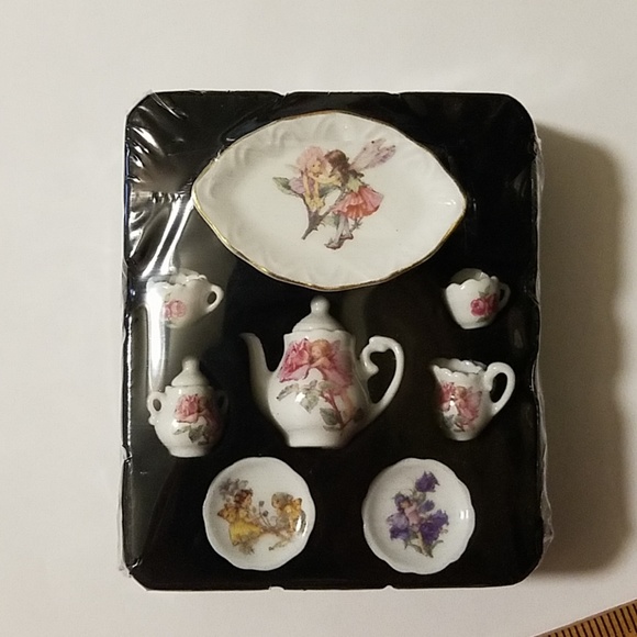 Reutter Other Nib Reutter Porzellan Flower Faries Mini Tea Set Poshmark